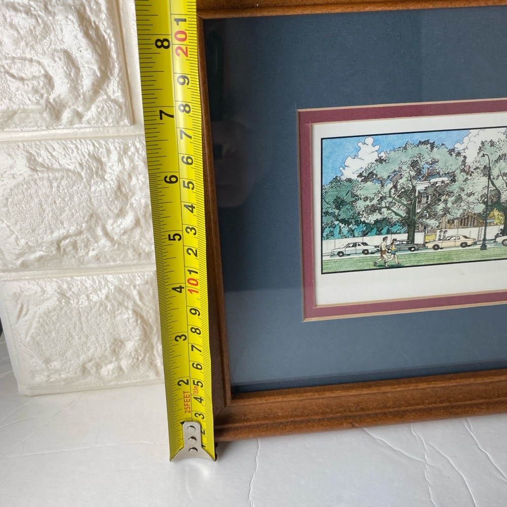 Historic St. Charles Avenue Street Car Framed Print Lewis New Orleans - Picture 5 of 5